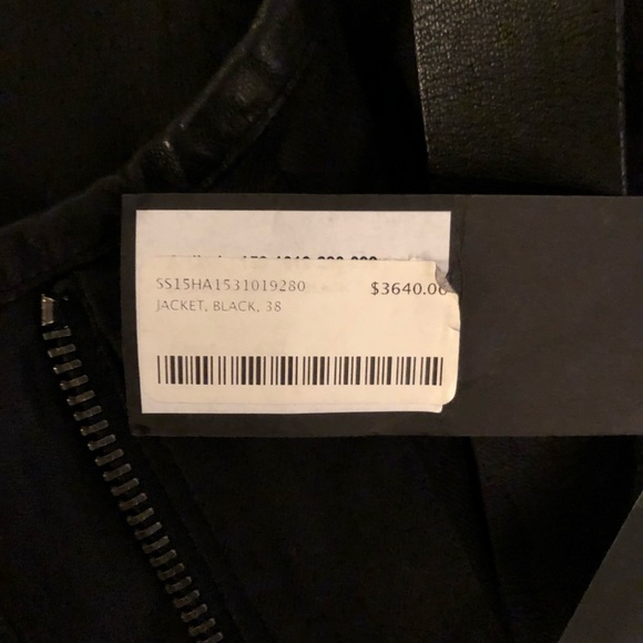 NWT Haider Ackermann Leather Jacket - Picture 6 of 6